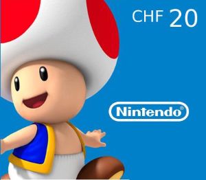 Nintendo eShop Предоплаченная карта CHF 20 Ключ CH