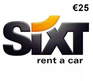 Sixt GmbH & Co. Autovermietung KG €25 Подарочная карта DE