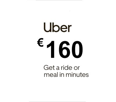 Uber EUR 160 Подарочная карта ES