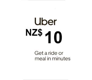 Uber NZD 10 Подарочная карта NZ
