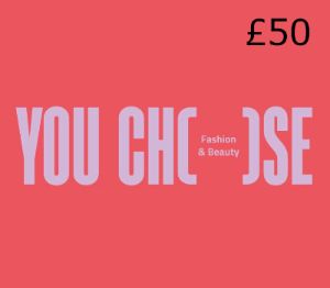 YouChoose Fashion & Beauty Digital GBP 50 Подарочная карта UK