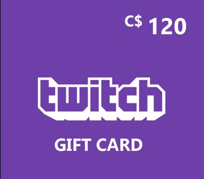 Twitch CAD 120 Подарочная карта CA