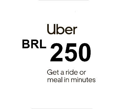 Uber BRL 250 Voucher BR