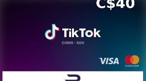 Rewarble TikTok CAD 40 Подарочная карта