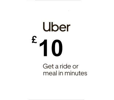 Uber GBP 10 Gift Card