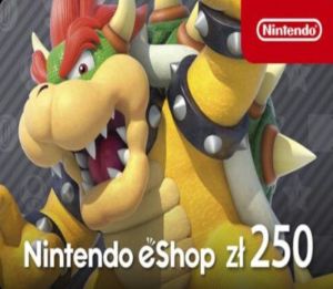 Nintendo eShop Предоплаченная карта PLN 250 Ключ PL