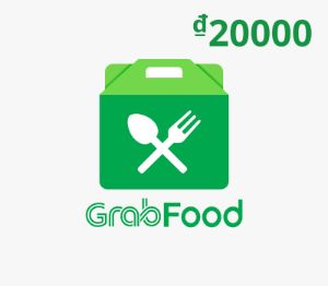 Grab Food VND 20000 Подарочная карта VN