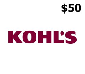 Kohls $50 Подарочная карта US