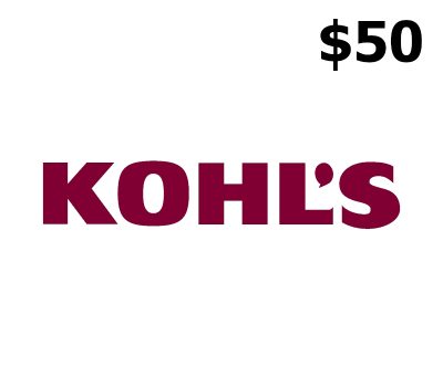Kohls $50 Подарочная карта US
