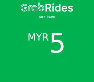 Grab Rides MYR 5 Подарочная карта MY