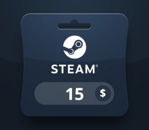 Steam Wallet USD 15 Подарочная карта LK