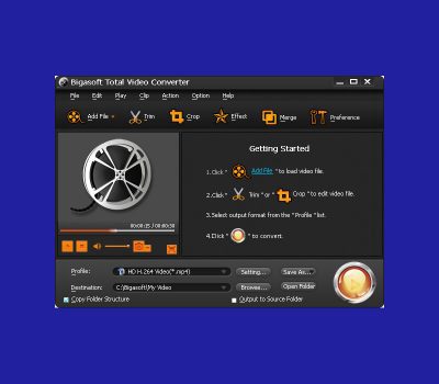 Bigasoft Total Video Converter PC Ключ