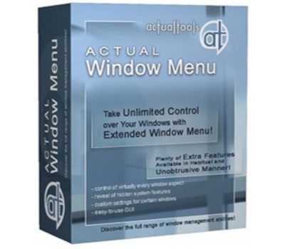 Actual Tools - Actual Window Menu 8 PC Ключ