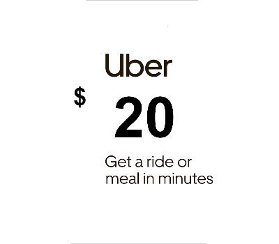 Uber USD 20 Voucher