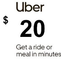 Uber USD 20 Voucher