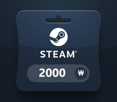Steam Wallet KRW 2000 Подарочная карта KR