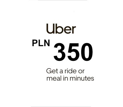 Uber PLN 350 Подарочная карта PL