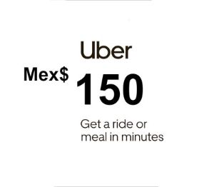 Uber MXN 150 Подарочная карта MX
