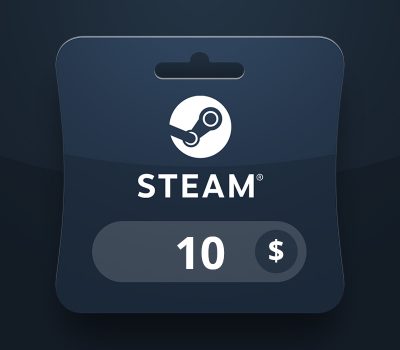 Steam Wallet USD 10 Подарочная карта MV