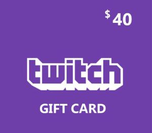 Twitch USD 40 Подарочная карта US