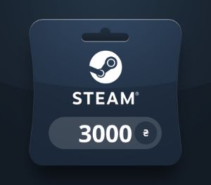 Steam Wallet UAH 3000 Подарочная карта UA