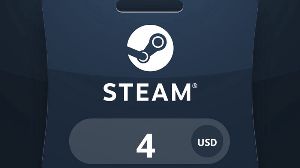 Steam Wallet USD 4 Подарочная карта TR