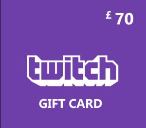 Twitch GBP 70 Подарочная карта UK