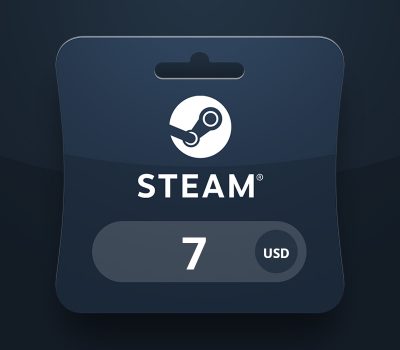 Steam Wallet USD 7 Подарочная карта BZ