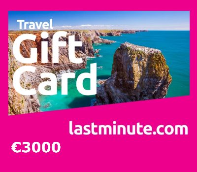 Lastminute.com €3000 Подарочная карта DE