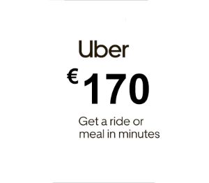 Uber EUR 170 Подарочная карта ES