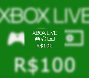 XBOX Live BRL 100 Предоплаченная карта BR