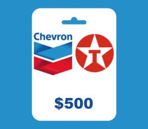 Chevron and Texaco USD 500 Подарочная карта US