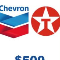 Chevron and Texaco USD 500 Подарочная карта US