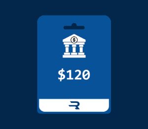 Rewarble Bank Transfer USD 120 Подарочная карта