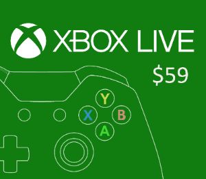 XBOX Live AED 59 Предоплаченная карта AE