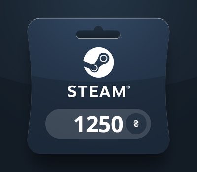 Steam Wallet UAH 1250 Gift Card UA