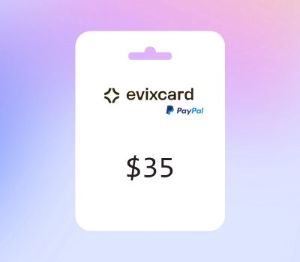 EvixCard PayPal USD 35 Подарочная карта