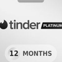 Tinder Platinum - 12 мес. подписка Ключ CA