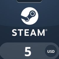Steam Wallet USD 5 Подарочная карта PA
