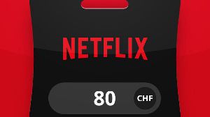 Netflix CHF 80 Подарочная карта CH