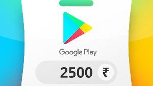 Google Play INR 2500 Подарочная карта IN
