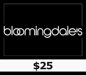 Bloomingdale's $25 Подарочная карта US