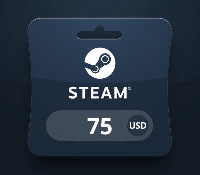 Steam Wallet USD 75 Подарочная карта AR