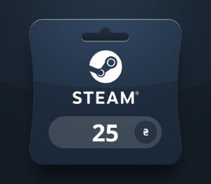 Steam Wallet UAH 25 Подарочная карта UA