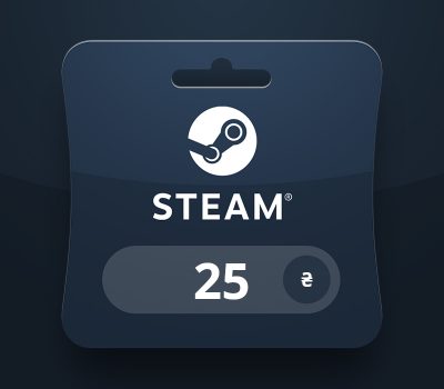 Steam Wallet UAH 25 Подарочная карта UA
