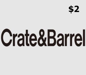 Crate and Barrel $2 Подарочная карта US
