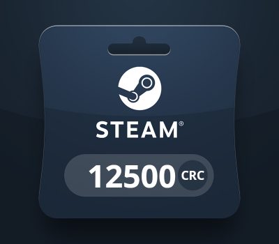 Steam Wallet CRC 12 500 Подарочная карта CR