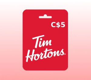 Tim Hortons CAD 5 Подарочная карта CA