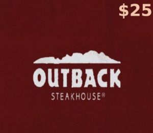 Outback Steakhouse $25 Подарочная карта US