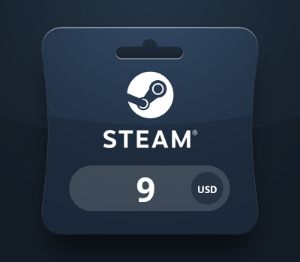 Steam Wallet USD 9 Подарочная карта SR